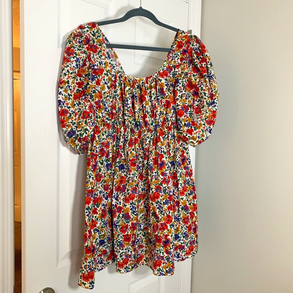 Boutique Floral Babydoll Dress | Size M